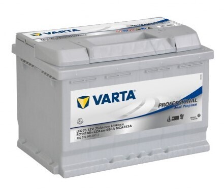 Marine and leisure battery, 12 V, 90 Ah 